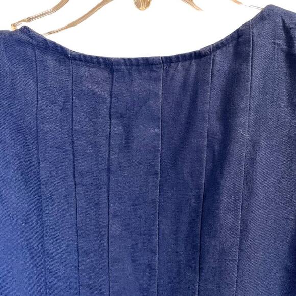 Choices Women's Navy Blue Scoop Neck Sleeveless Mini Dress Size Large - Picture 8 of 13